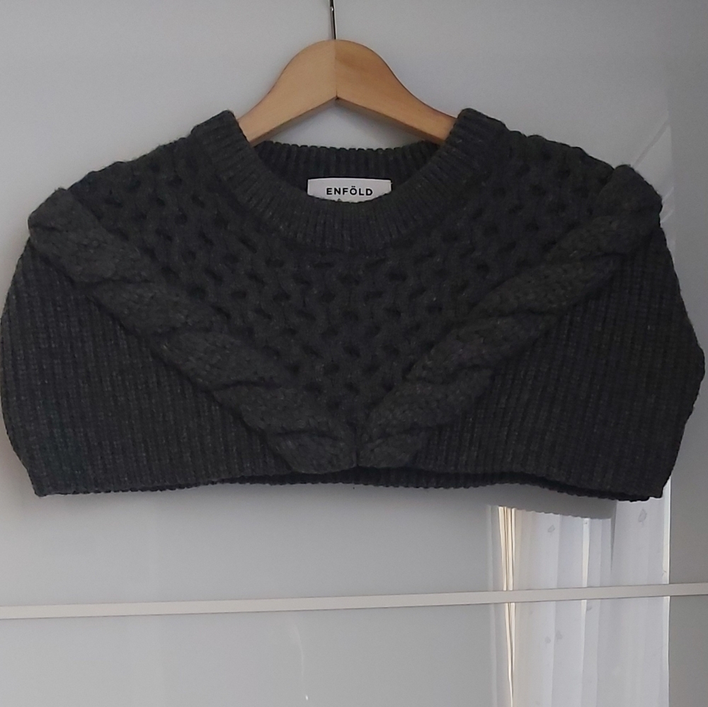 ENFOLD "NWOT" Wool Blend Shrug/Sweater